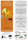 Flyer XIV Fira intercanvi de plantes de la Floresta