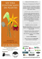 Flyer XIV Fira intercanvi de plantes de la Floresta